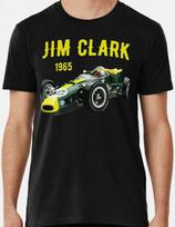 Jim Clark 1965 Lotus Formula 1 F1 Grand Prix GP Lewis Hamilton Ayrton T-Shirt Unisex T-Shirt L