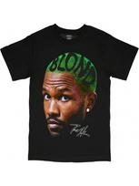 Franko Oceanso Marškinėliai Rap Tee Koncertiniai Prekės Blonds Albumo Viršelis Grafinis Marškinėlis MEDVILNĖ Naujas Atvykimas Anime Drabužiai Marškinėliai VyramsW S juoda