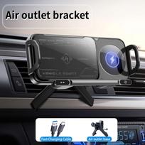 15W Wireless Car Charger Holder For Z Fold6 Fold5 Fold4 Fold3 Fold2 Fold Ultra 16/15/14/13/12 Pro Max 4.3-inch-6.9inch Mobile Phone Automatic Clamping juoda