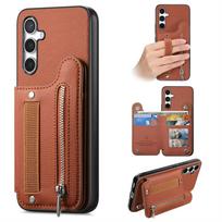 Piniginė su kortelių laikikliu Telefono dėklas Samsung Galaxy S25 S24 FE Edge S26 S23 Ultra S22 Plus A37 A57 A17 A07 A56 A55 A36 Dangtelis Galaxy S26 Ultra