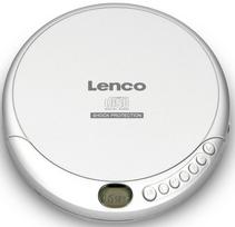 Portable cd-player with anti-shock Lenco, silver