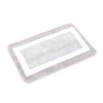 Bathroom Anti-Slip Mat, Ultra Soft Water-Absorbent Fiber Bath Mat, Non-Slip Thick Cushioned Floor Mat, for Tub Home Decor Accessories Small šviesiai pilka spalva