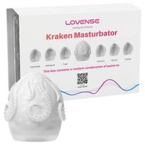LOVENSE Kraken - masturbacijos kiaušinėlis - 6 vnt (baltas)
