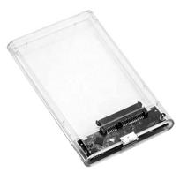 2.5'' USB3.0 to SATA NVMe Enclosure External Plastic Hard Drive Case for 2TB HDD for Computer Application skaidri