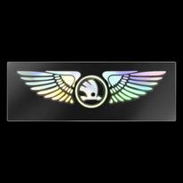 BASP7 Automobilio stilius Angelas Sparnas Spalvotas Lazeris Bagažinės Priekinio Stiklo Lipdukas Skoda Octavia Fabia Superb Kamiq Kodiak Yeti Karoq Octavia RS