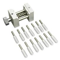 ABUL-Miniature Parts For Securing Clamp, Mini Vise With 14 Stainless Steel Bars, Multi-Functional Design C sidabras