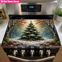 1Pcs Rubber Drying Mat With  Winter Forest  For Coffee Shop Restaurant Kitchen Carpet Tableware Durable Diatom Mud Table Mat Pet Mat Coffeeware 30*40cm