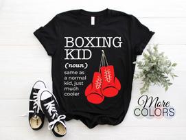 Boxing Kid Gloves Boxer Coach Gift Funny Cool T-Shirt, Boxing Sports Lover Christmas Birthday Present T Shirts, Awesome Ring Practice, 160