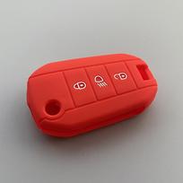 Silica Gel Car Key Case Cover For Peugeot 2008 308 T9 208 For Citroen Berlingo  C3 Cactus Picasso C4L C5 X7 C8 Folding Key