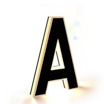 Atsparus vandeniui LED namo numerio šviestuvas Individualus 12V maitinimo šaltinis Apšviestas namo numerio ženklas Raidės Rašto Numeris