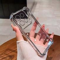 Skirta Motorola G15 dėklas Moto G17 telefono dėklas Moto G06 Power G56 G77 G06 Galvanizuotas lęšis Visas apsaugantis silikoninis minkštas korpusas Motorola Moto G17 Power brown