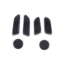 For Tesla Model 3 Car Window Lifter Door Switch Matte Black Carbon Fiber Model Y Stock Decorate Car Accessories Seat adjustment black