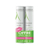 Set Duo A-Derma A-Derma Hydrates Lip Balm Treatment, 2 vnt., 4 ml