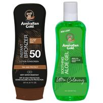 Australian gold balm bronze spf50 + aloe tanning