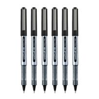 uni-ball Eye UB150 0.5mm Roller Ball Pen Black Ink Pack of 1 x 6 ball pen Smooth Writing Office School Stationery