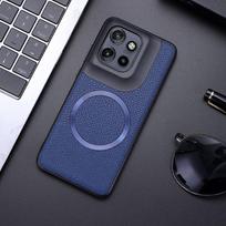 For Motorola Moto Edge 50 Neo,Edge 50 Case Magnetic PU Leather Lichee Pattern +PC Anti-slip Ultra Thin Cover for MOTO Edge50 For Moto Edge 50 Neo