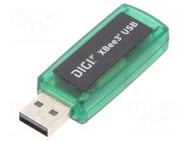 Module: RF | adapter | 2.4GHz | USB | -103dBm | 8dBm | 45/26mA | USB A | 5V