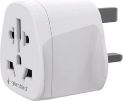 Gembird World to UK power adapter plug, 10 A | A-AC-UKMINTF