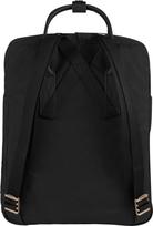 No Name Fjällräven Kanken No.2 backpack Casual backpack Black Cotton, Leather, Recycled polyester