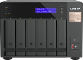 Failų serveris Qnap QNAP QVP-63B NAS duomenų serveris Tower Intel Core i3 16GB DDR4 0 TB Black | QVP-63B | 4711103083475