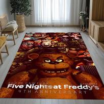Siaubo Freddy F-FNAF Žaidimai Svetainės Neslystantis Kilimas Minkštas Kilimas Miegamojo Vaikų Žaidimų Kambario Sofos, Namų Dekoras Durų Kilimėlis Dovana 40x60cm gray