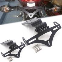 Motorcycle License Plate Holder For Honda CB650F CBR650F Accessories Tail Tidy Fender Eliminator Registration CB650F LOGO Black
