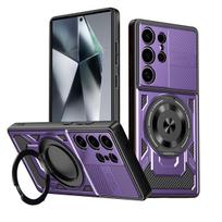 For Samsung S26 Ultra Case Galaxy S25 S24 S23 S22 Ultra Cover Magnetic Shockproof Ring Holder Case Magsafe Wireless Charge Cover Galaxy S22 Ultra 5G