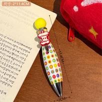 Creative Dopamine Twist Bowling Ballpoint Pen Year of the Horse Student Small Gifts Cute Chubby Pen Hand Account Pen Wholesale
