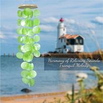 Factory Price Wind Chimes for Outside - Shells Windchime Coastal Style Decor for Indoor/Outdoors, Garden Decor, Great for Women žalia