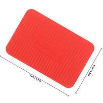 100Pcs Plastic Door Window Leveling Shims Heavy Duty Flat Shims for Patio Furniture Tile Grill Load Support and Vibration raudona
