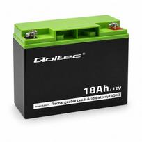 Qoltec AGM battery | 12V | 18Ah | Maintenance-free | Efficient| LongLife | for UPS, scooter