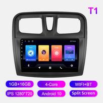 Android Automobilinis Radijas Renault Logan Sandero 2014-2017 Multimedijos Grotuvas Pagrindinis Įrenginys Stereo GPS Navigacija BT WIFI 1+16GB 1+16GB