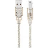Kabel USB Goobay USB-A - USB-B 1.8 m Przezroczysty (JAB-758942) | JAB-758942 | 4040849689727