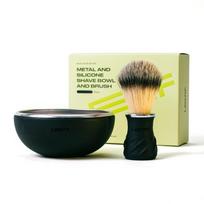 Shave Bowl & Brush Skutimosi dubuo ir šepetėlis Black