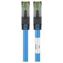 Goobay Kabel patchowy RJ45 (CAT 6A, 500 MHz) z surowym kablem CAT 8.1 S/FTP, - Długość kabla 15 m | RB45665 | 4040849456657