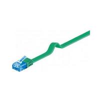 Goobay CAT 6A Płaska Kabel połączeniowy,U/UTP, Green - Długość kabla 0.5 m | JAB-2063799 | 4040849962974