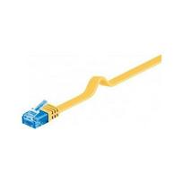 Goobay CAT 6A Płaska Kabel połączeniowy,U/UTP, Yellow - Długość kabla 0.5 m | JAB-2063798 | 4040849962967