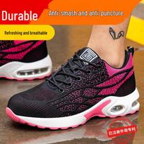 Unisex Steel Toe Safety Shoes - Anti-smash & Puncture Resistant, Breathable, Shock-absorbing PU Sole Work Shoes. Full Black; 46