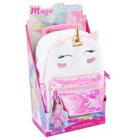 Vaikiška kuprinė Magic Unicorn, balta sp./rožinė sp., 32 cm x 25 cm x 12 cm