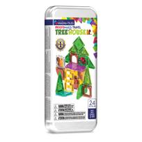 Magnetinis konstruktorius Magna-Tiles Micromags Treehouse, 24 vnt., įvairių spalvų