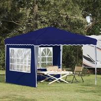 Pop up Party Tent 288 x 288 x 245 cm Blue Oxford Fabric