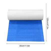 120x30cm EVA Foam surfboard anti-slip mat for Kayak RV Yacht Pool  Marine Boat Flooring Deck Grip Mat Decking Pad Trimmable mėlyna