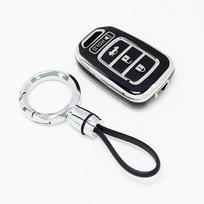 4 Buttons Tpu For Honda Crv Jazz Hr-V Hrv Accord Civic Car Remote Key Fob Cover Case Shell Cap Tag Keyless Protector Holder