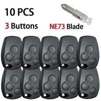 S For Renault Vauxhall Trafic Twingo Clio Modus Kangoo Master Movano Vivaro Primastar Logan Sandero Remote Key Shell Case (as the picture,With Groove)