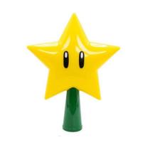Mario Bros Super Žvaigždė Šviečianti Šventinė Kalėdinė Eglutės Viršūnės Dekoracija Party Lempa yellow