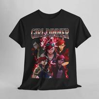 Caitlyn Arcane Marškinėliai Vyrams Moterims Vintage Gatvės Drabužiai League of Legends Marškinėliai Anime Drabužiai Fanmerch Lol Prekės Medvilniniai Marškinėliai S