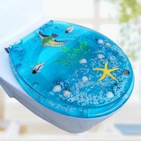 Gražus dervos tualeto sėdynės dangalas Nerūdijančio plieno lėtai nusileidžiantis tualeto dangalas Tylus Storas Universalus U/V/O tapa de baño wc 1pcs