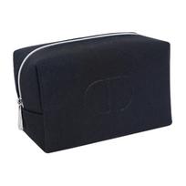 DIOR juodo džinsinio audinio laikymo krepšys Makiažo priemonėms Nešiojamas Makeup Bag black