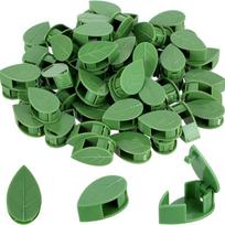 Augalų laipiojimo sienelės tvirtinimo klipai Akrilinė lipdukas Žalias lapas Simuliacija Lipnus kabliukas Augalo vynmedžio traukimas Vidaus lauko dekoras 10pcs