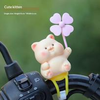 Bike Handlebar Decorations Novelty Waterproof PVC Ornaments for Mountain Road Bikes Outdoor Cycling Gifts F